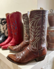 1950s • Little’s Boot Company • “Silver Arrow” Stitch Pattern • Men’s 10.5 D