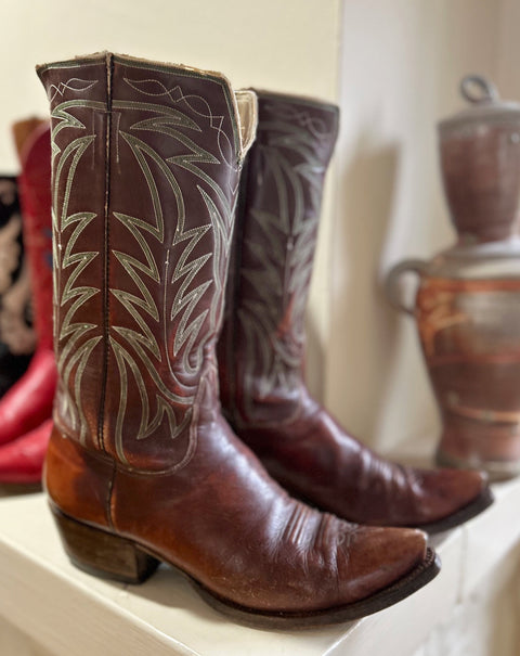 1950s • Little’s Boot Company • “Silver Arrow” Stitch Pattern • Men’s 10.5 D