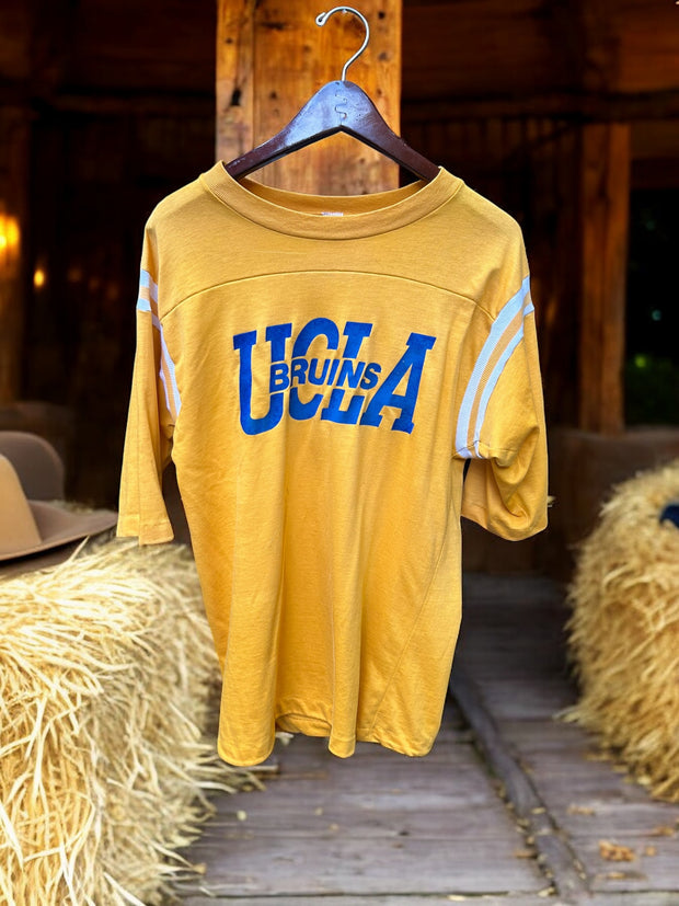 80’s Era Vintage UCLA Bruins 3/4 Sleeve Jersey Shirt Men’s Medium