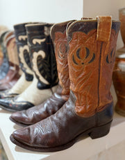 1950’s • Two-Tone Western Boots• Men’s 9 D