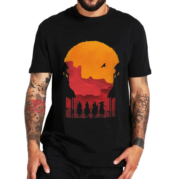 Cowboy In The Sunset T Shirt